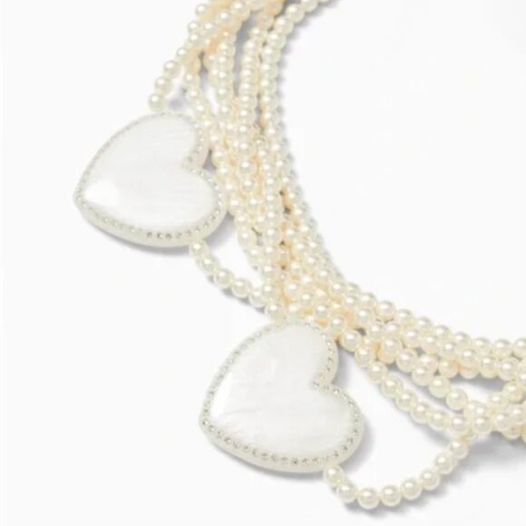 NWT Lilly x Lele Heart Strand Necklace - Picture 3 of 12
